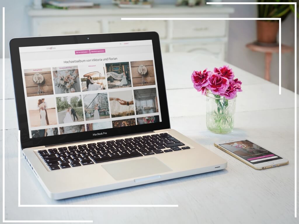 weddies App zum Teilen deiner Hochzeitsfotos