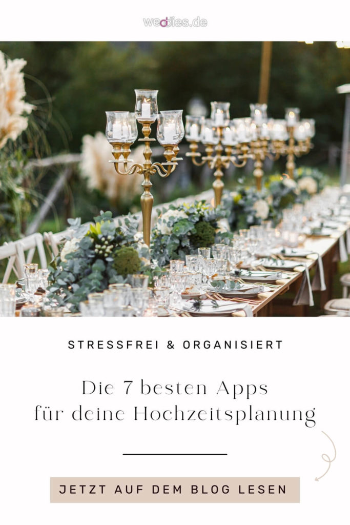 Die sieben besten Apps für deine Hochzeitsplanung