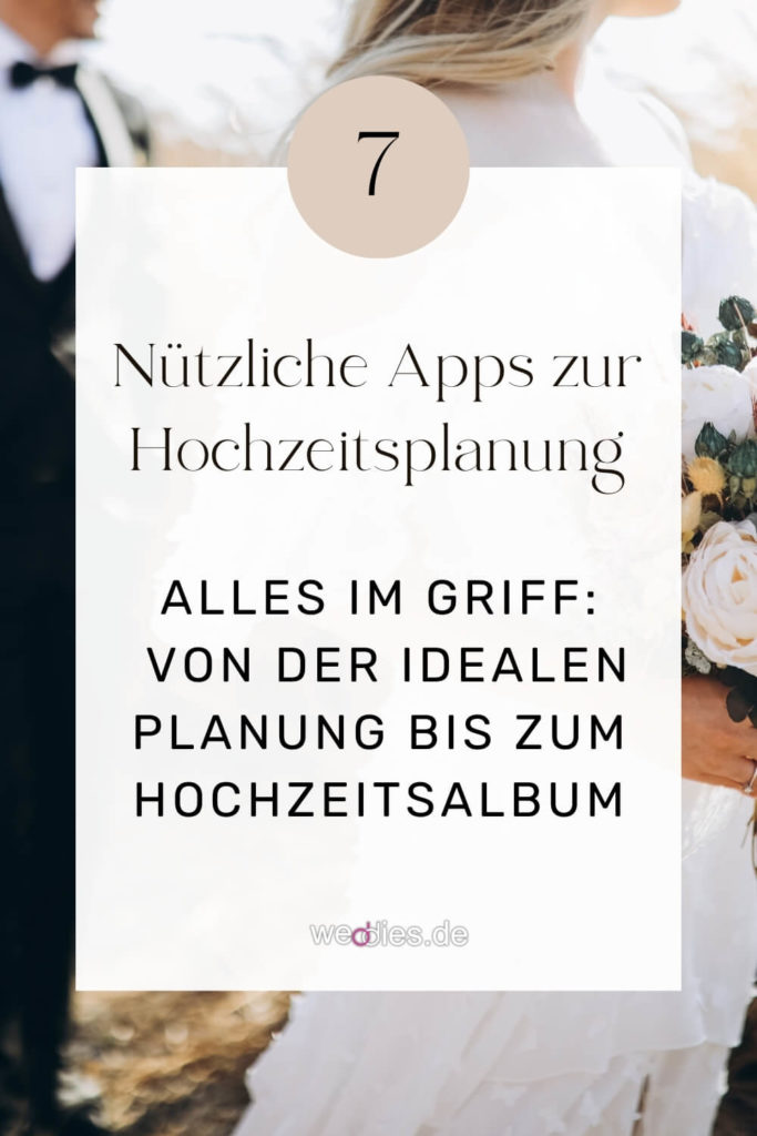 Nützliche Apps zur Hochzeitsplanung